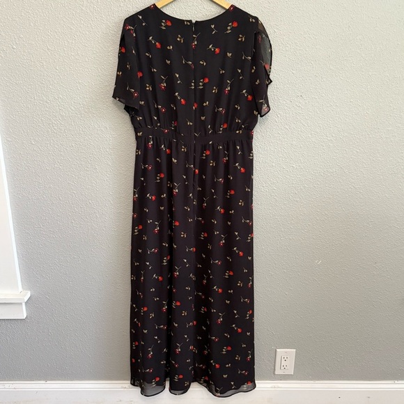 Madewell Tulip Sleeve Maxi Dress Size 12‎ in Sweet Blossoms - Picture 5 of 9